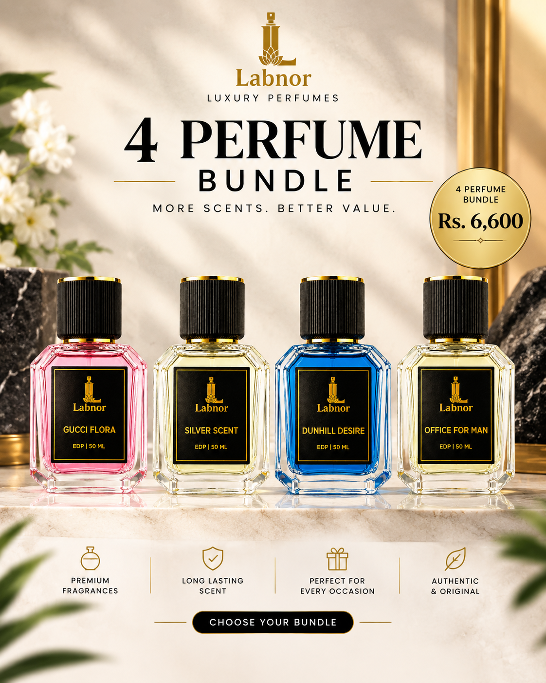 4 Perfume Bundle